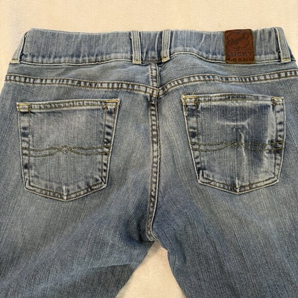LUCKY BRAND Jeans Women’s Size Small Maternity Pull On Bootcut/Flare Leg Jeans - Picture 4 of 9
